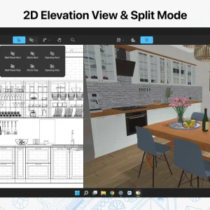 2d view split mode