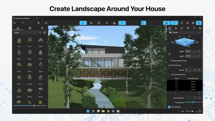 Create landscape