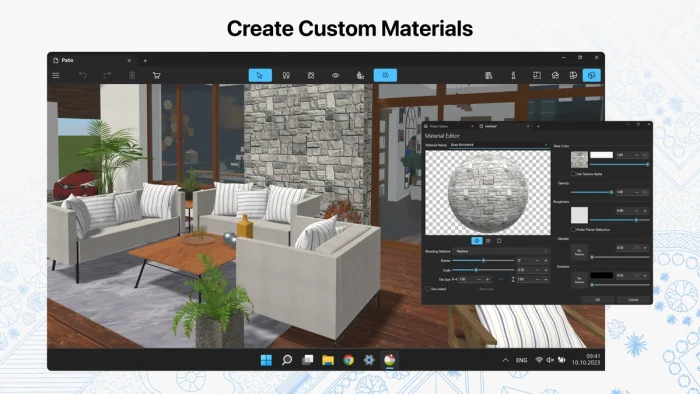 Custom materials