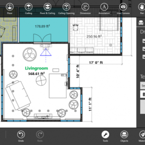 Live interior 3d pro floor plan