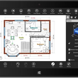 Live interior 3d pro tablet