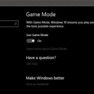 Finally a decent explanation of how windows 10 creators update s game mode works