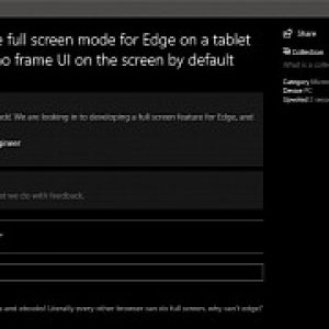 Microsoft edge full screen mode now expected in windows 10 redstone 3
