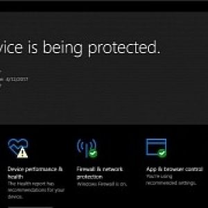 Windows 10 creators update users complaining about windows defender warning icon
