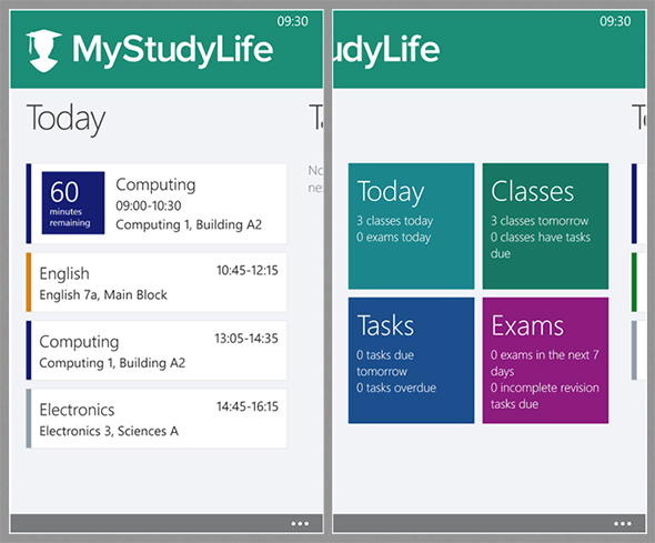 My study life windowsmobile