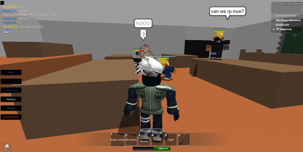 Roblox naruto game