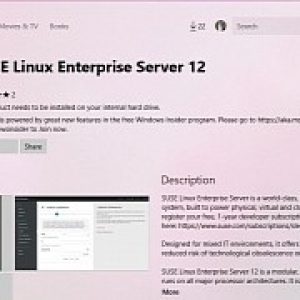 Opensuse and suse linux enterprise server now available in windows 10 store