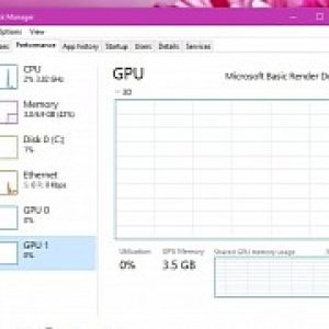 Windows 10 task manager updated with gpu information