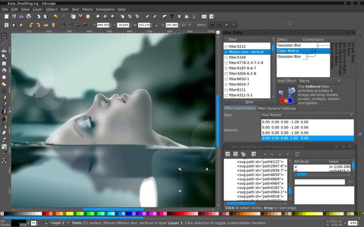 Inkscape windows 10 filters