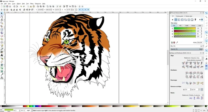 Vector tiger