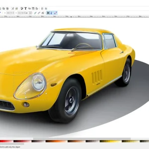 Yellow car