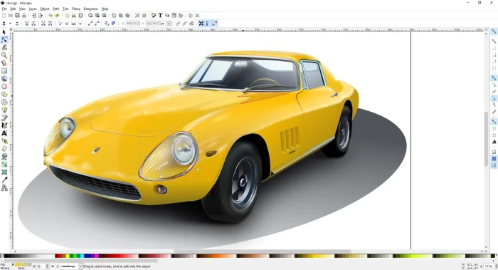 Yellow car