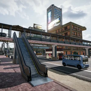 Updated graphics in town