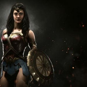 Injustice 2 theme on wonder woman