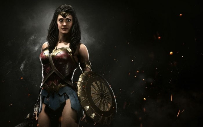 Injustice 2 theme on wonder woman