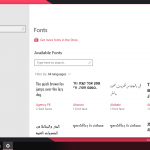 Control panel fonts 150x150