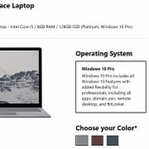 Microsoft launches the surface laptop with windows 10 pro