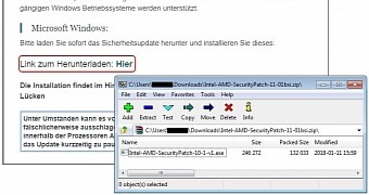 Windows users targeted by fake meltdown and spectre update