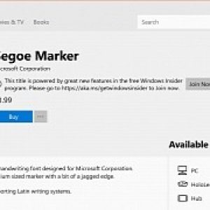 Windows 10 users need to pay for some microsoft fonts