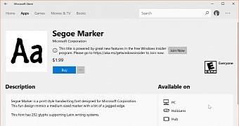 Windows 10 users need to pay for some microsoft fonts