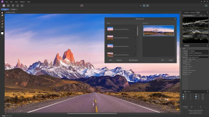 Panorama option
