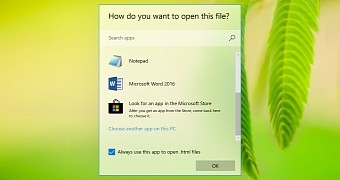 Little things that matter how windows 10 s file association ui should look