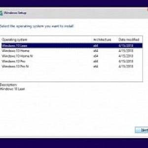 Windows 10 lean spotted as a stripped down version of the os