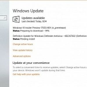 Windows 10 redstone 5 fall 2018 build 17650 launched with antivirus updates