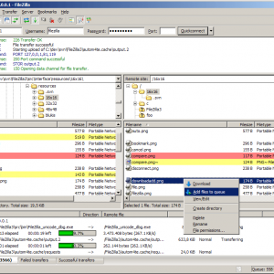 Filezilla windows screenshot