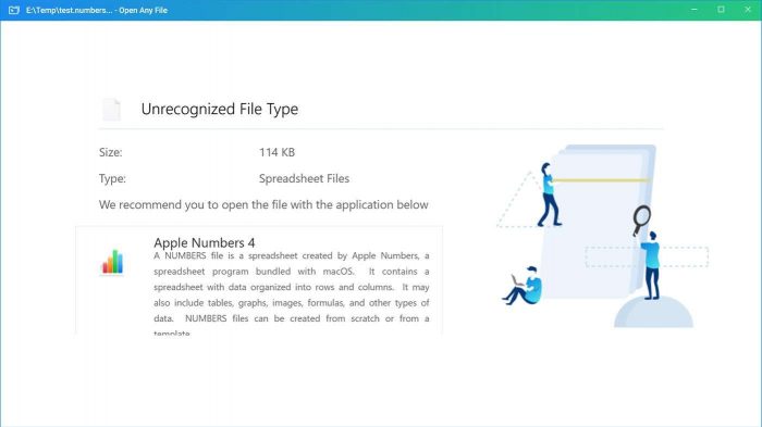 Openanyfiles app demo