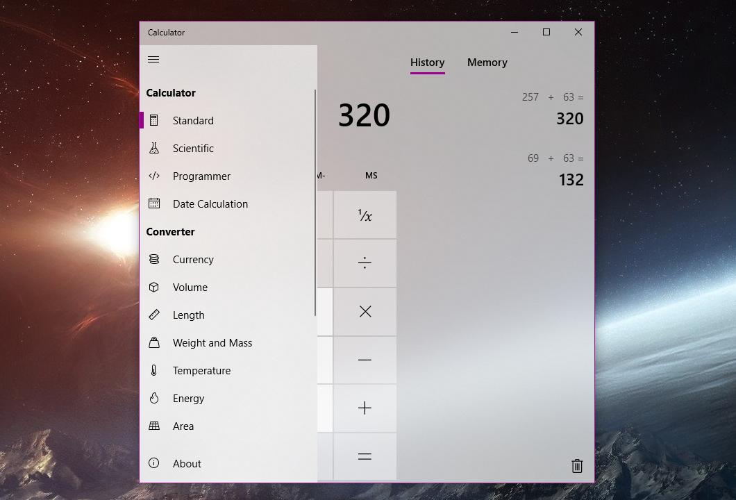 microsoft silently refines the windows 10 calculator in latest