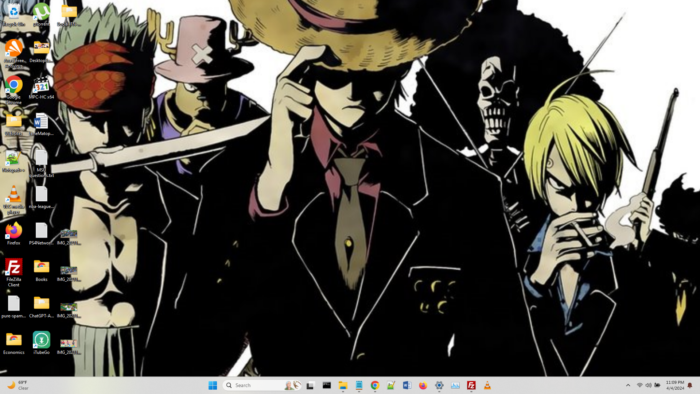 One piece theme screenshot