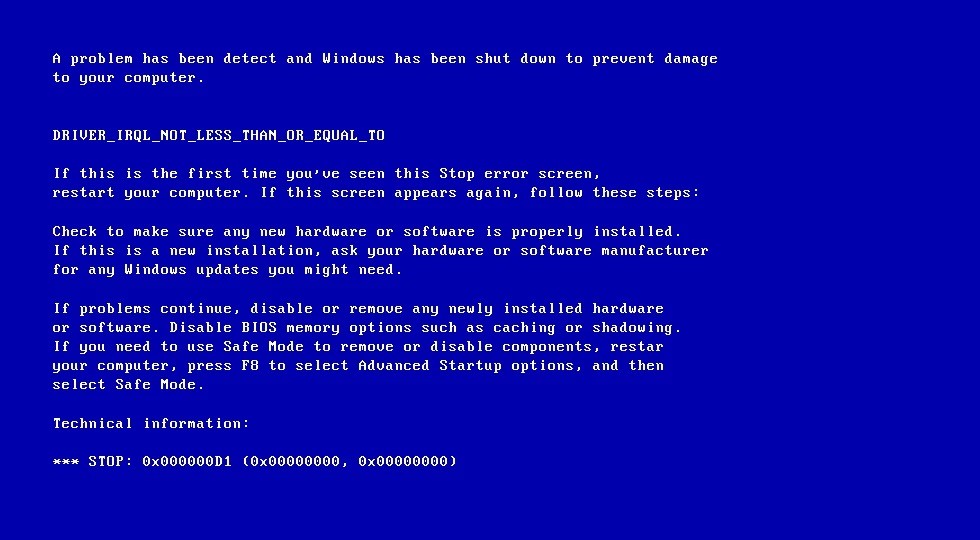 How to Generate a Blue Screen of Death (BSOD) Error on ...