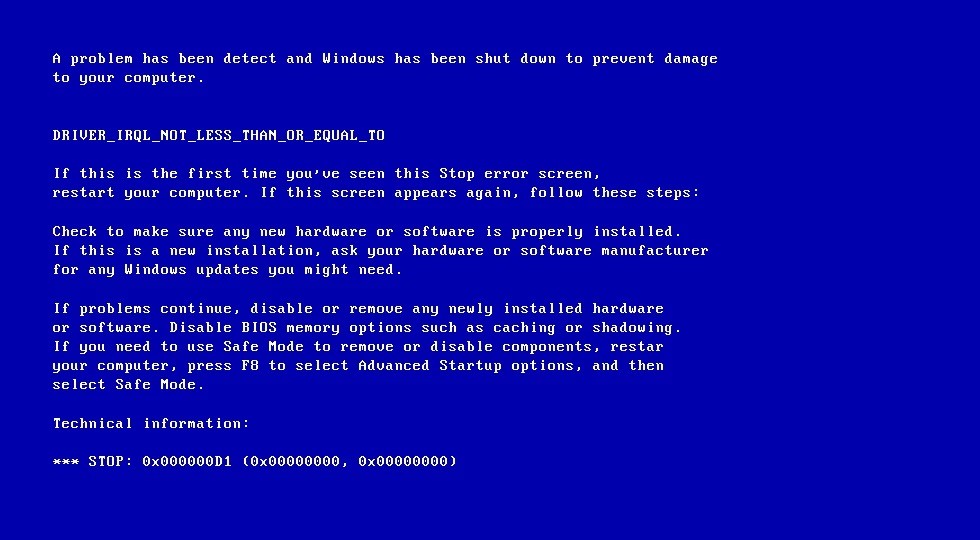 Bsod Windows 10