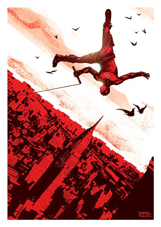 Daredevil red color wallpaper