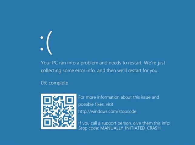 There S A Bsod Bug In Windows 10 Version 1809 And You Can Trigger It Yourselves Windows Mode - roblox bsod