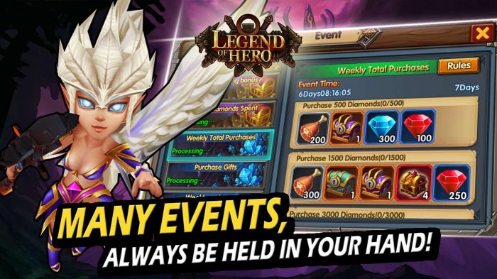 Play game events