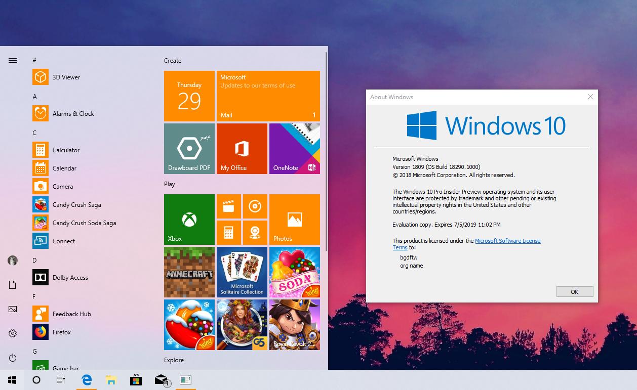 First windows 10 19h1 builds to expire in mid december 524046 2