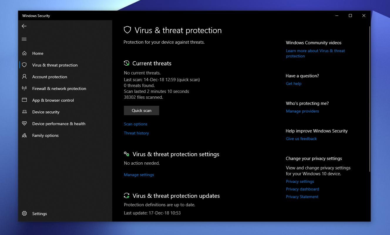 How to configure automatic scans with windows defender on windows 10 524327 2