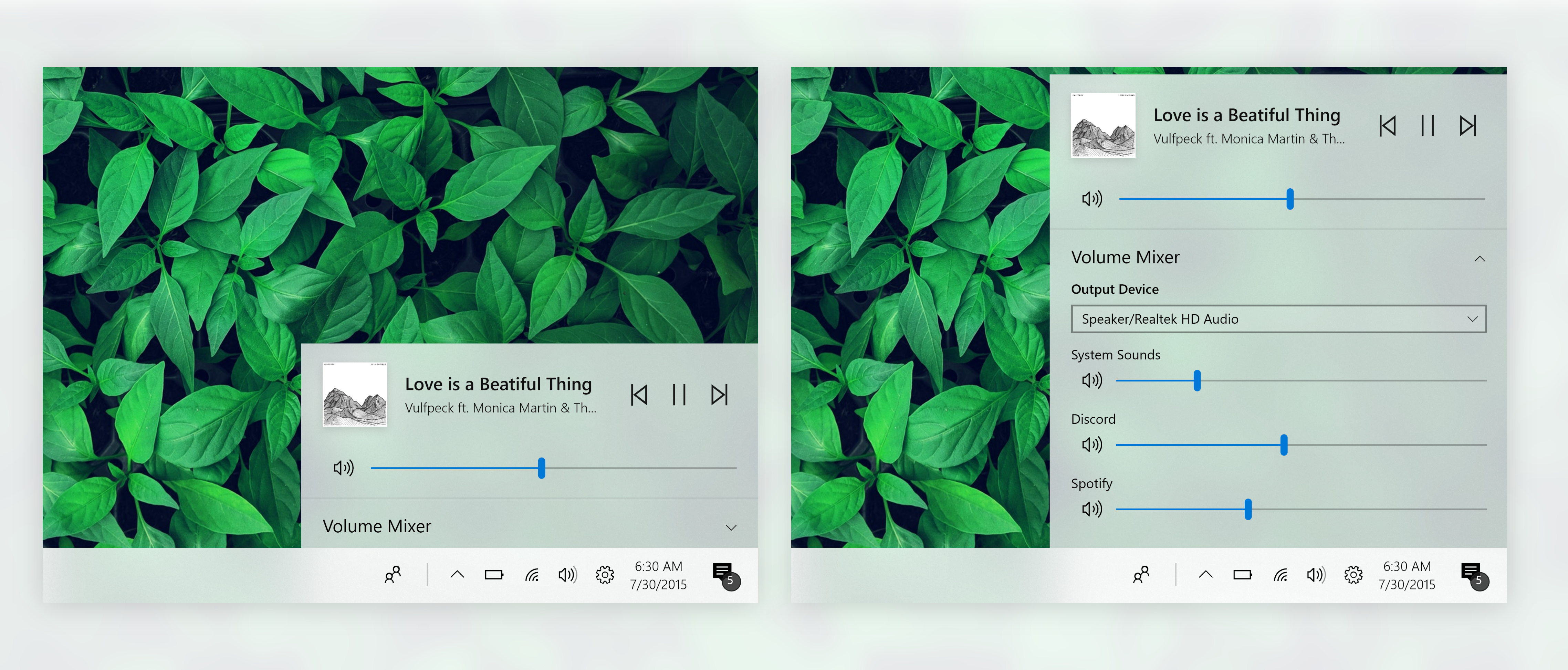This is what the windows 10 volume flyout should look like 524342 2