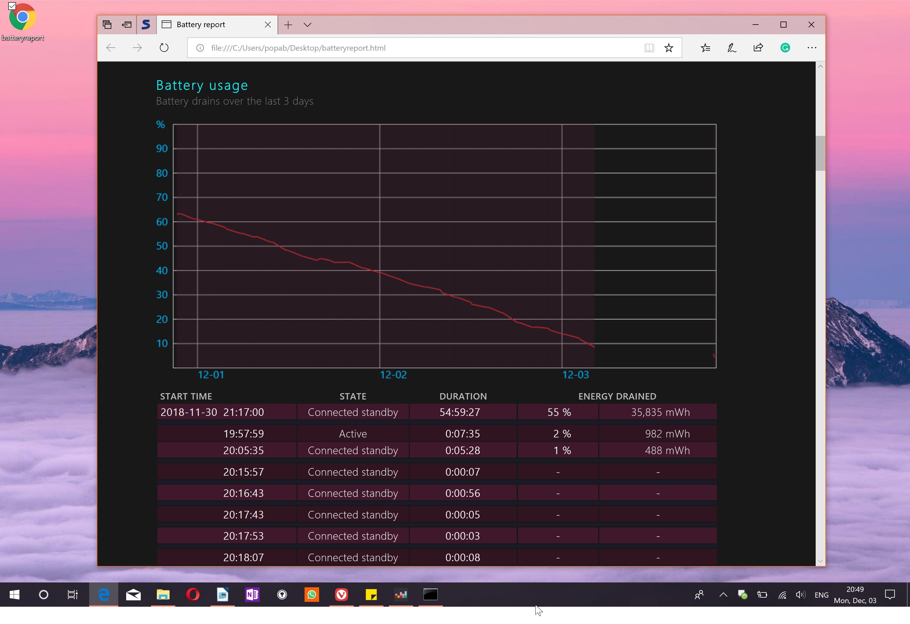 Use windows 10 to generate a detailed battery report for your laptop 524077 4