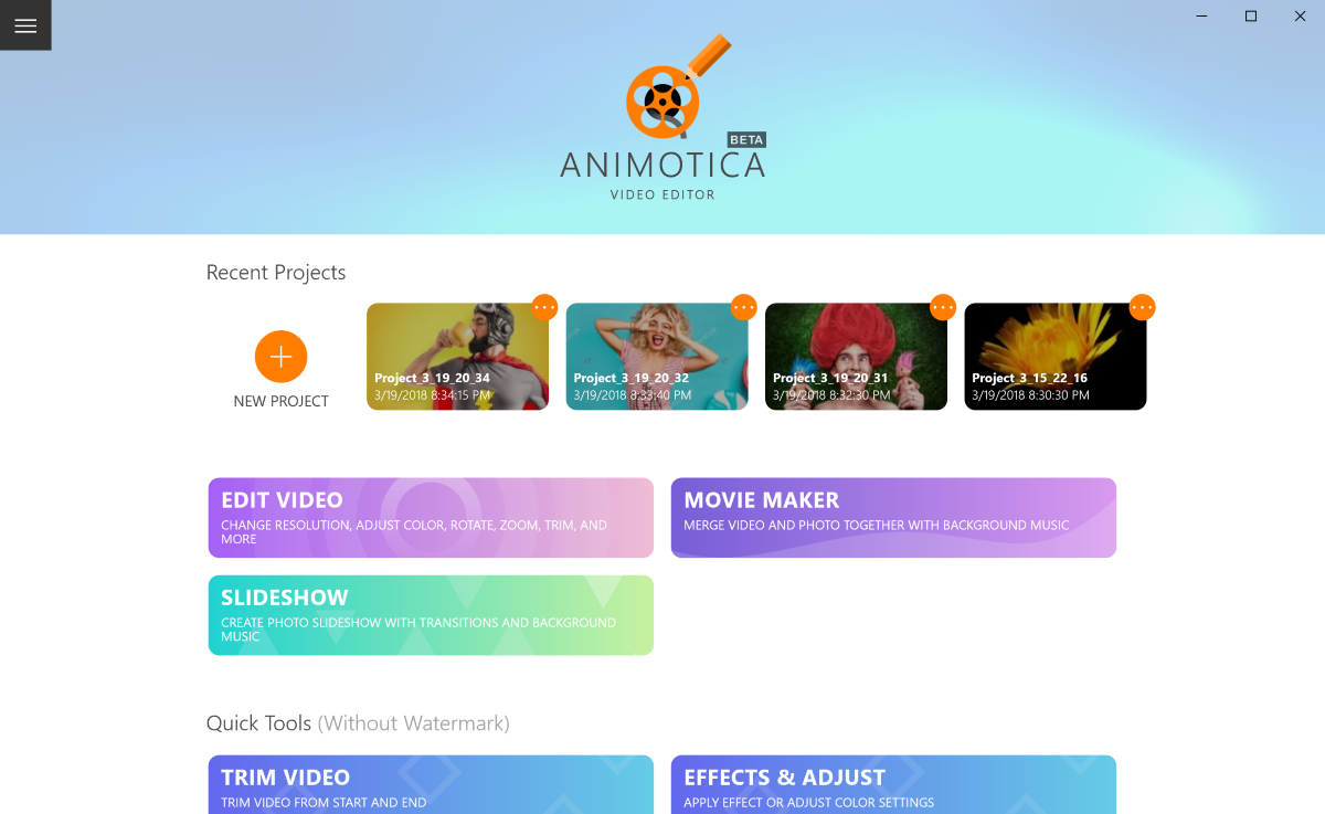 Animotica options