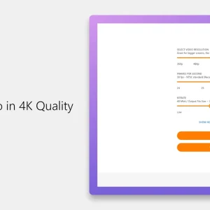 Export 4k videos