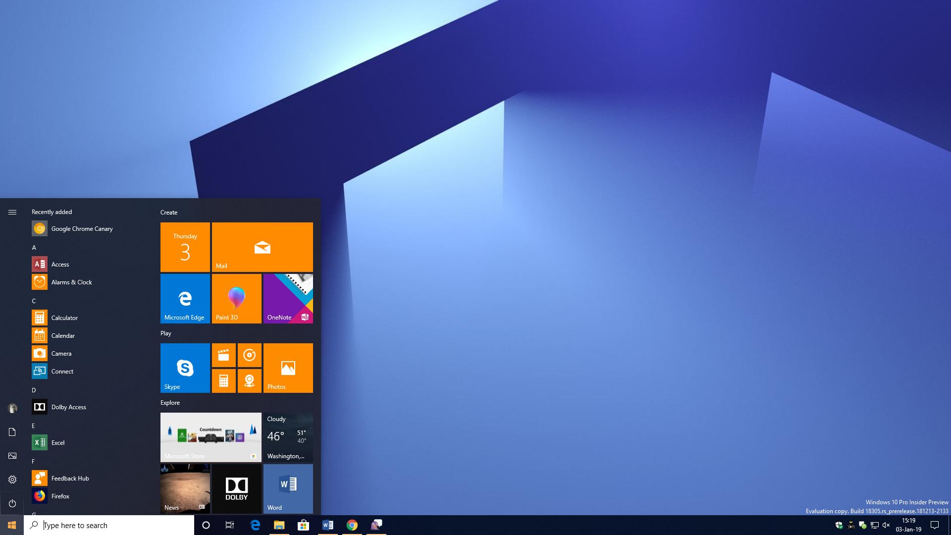 How to separate search and cortana in windows 10 19h1 524418 2