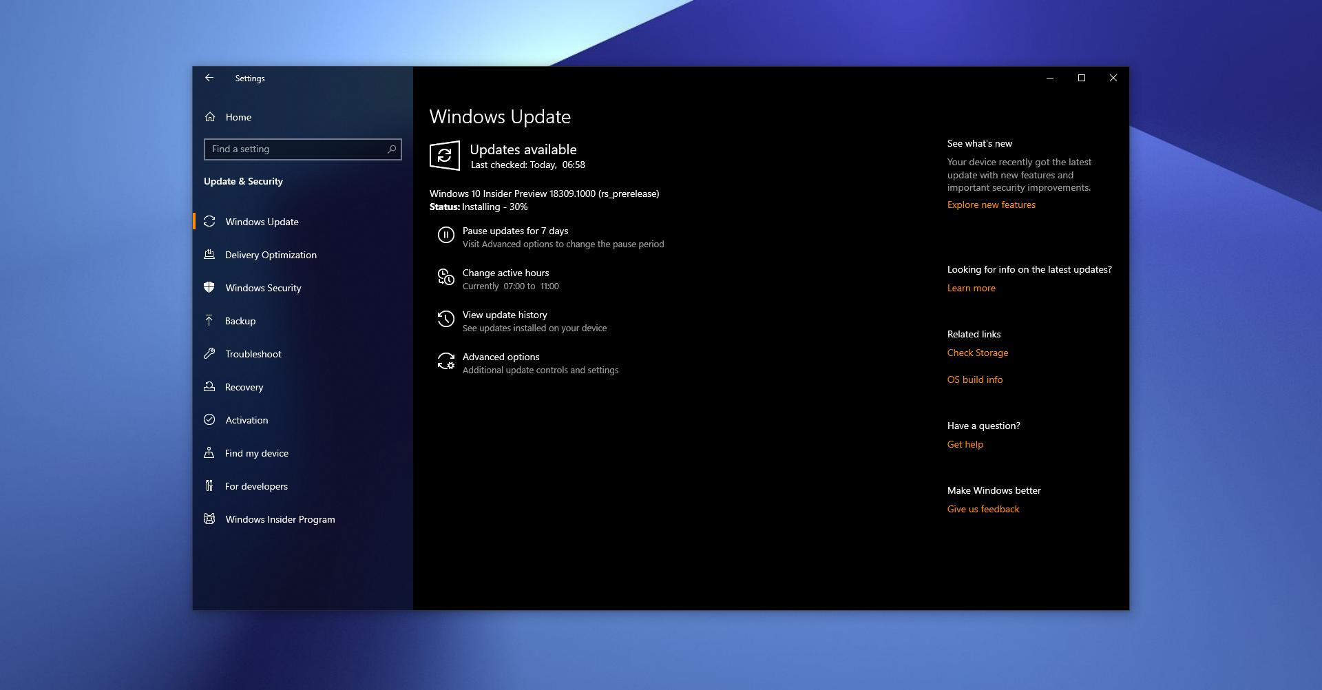 Microsoft releases the first 2019 build of windows 10 19h1 524421 2
