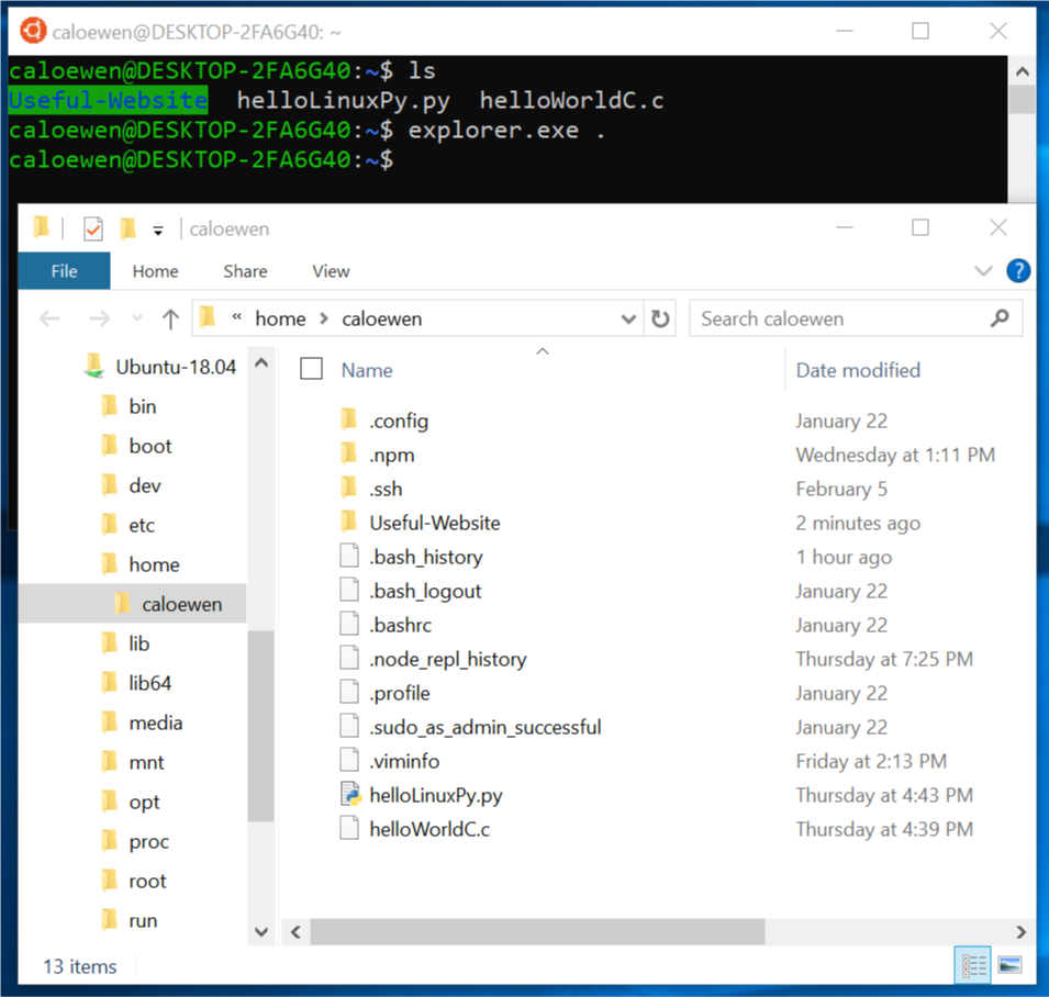 Windows 10 19h1 build 18342 brings linux files to file explorer 525034 2