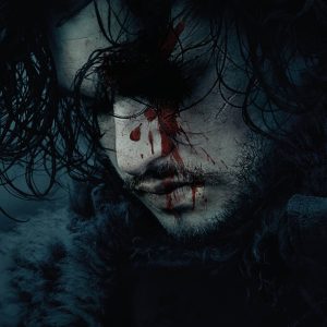 Jon snow dead blood wallpaper