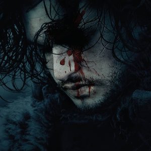 Jon snow dead blood wallpaper