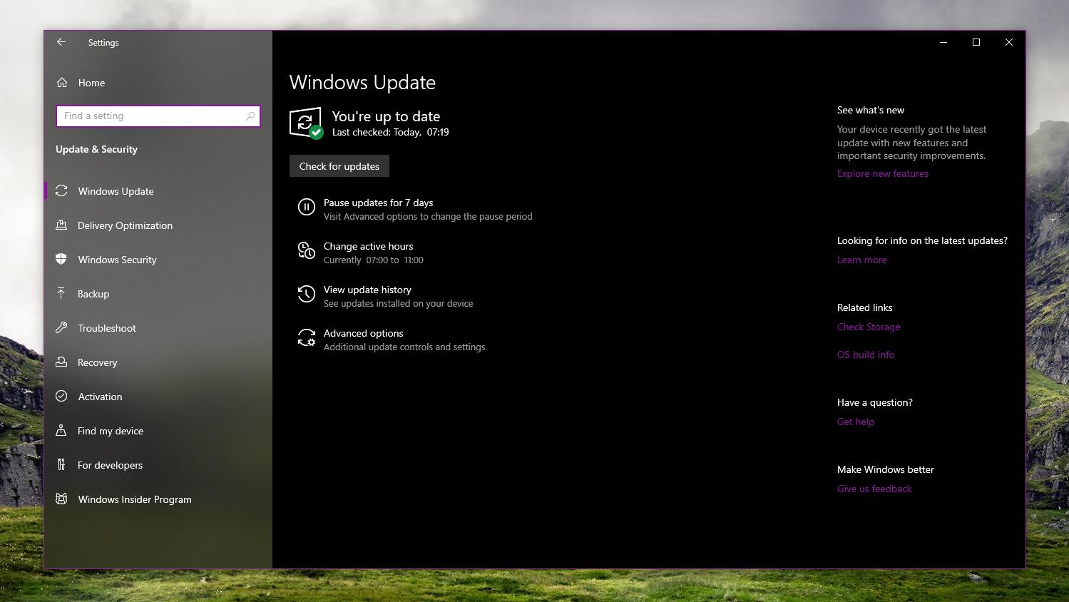 How to check for updates with just a right click in windows 10 version 1903 525206 2