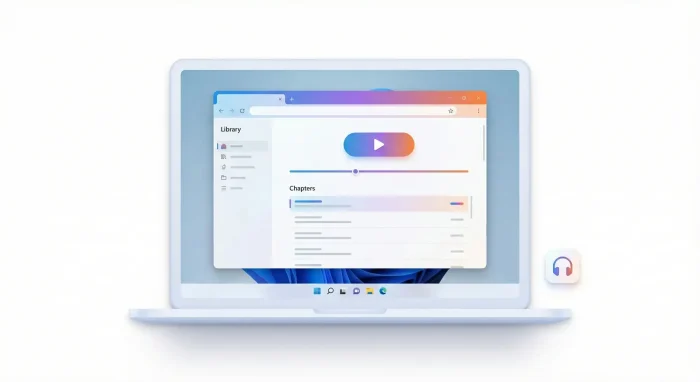 How to use audible online on windows 11